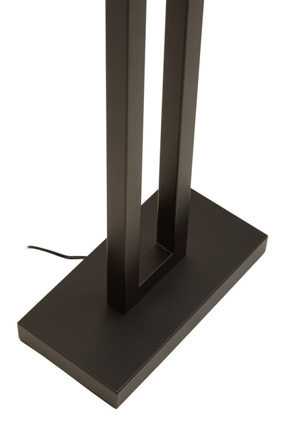 Luma Black and White Floor Lamp