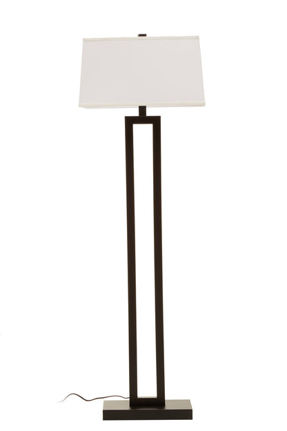 Luma Black and White Floor Lamp