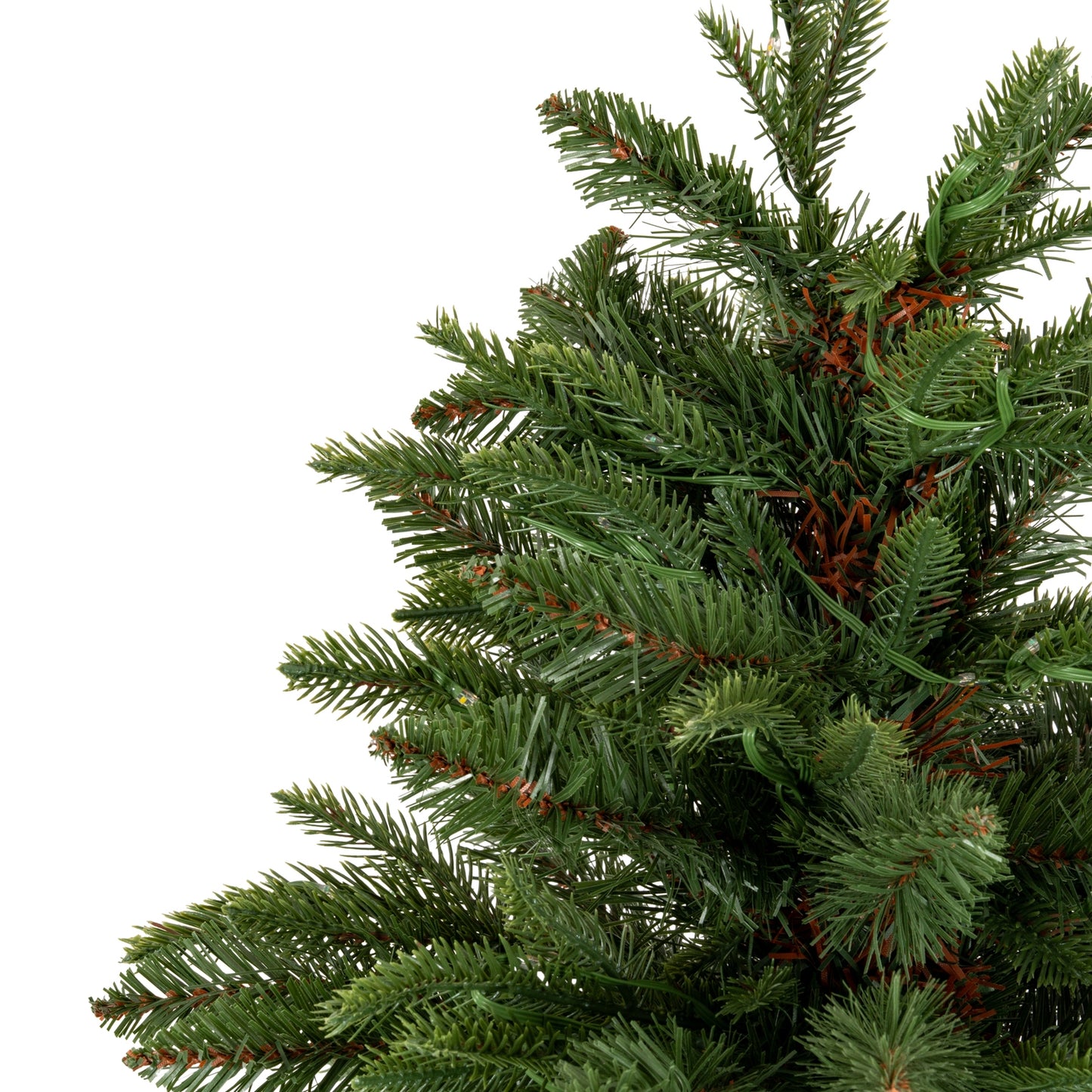 Norway Fir Pre-Lit LLED 300L  Fir Tree In Rattan Pot - 2.6000