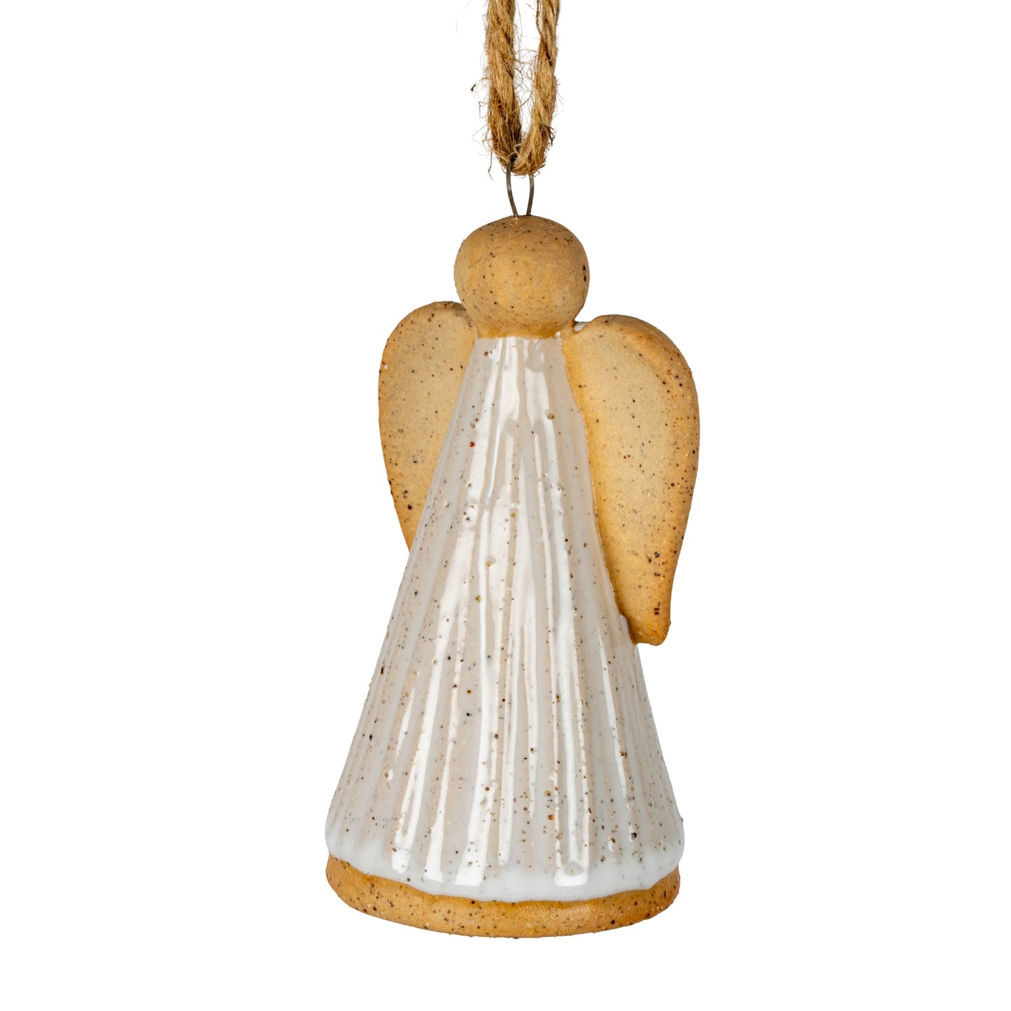 Flurry Angel Ceramic Tree Ornament - 0.8000