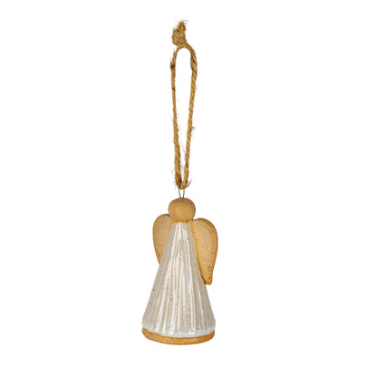 Flurry Angel Ceramic Tree Ornament - 0.8000