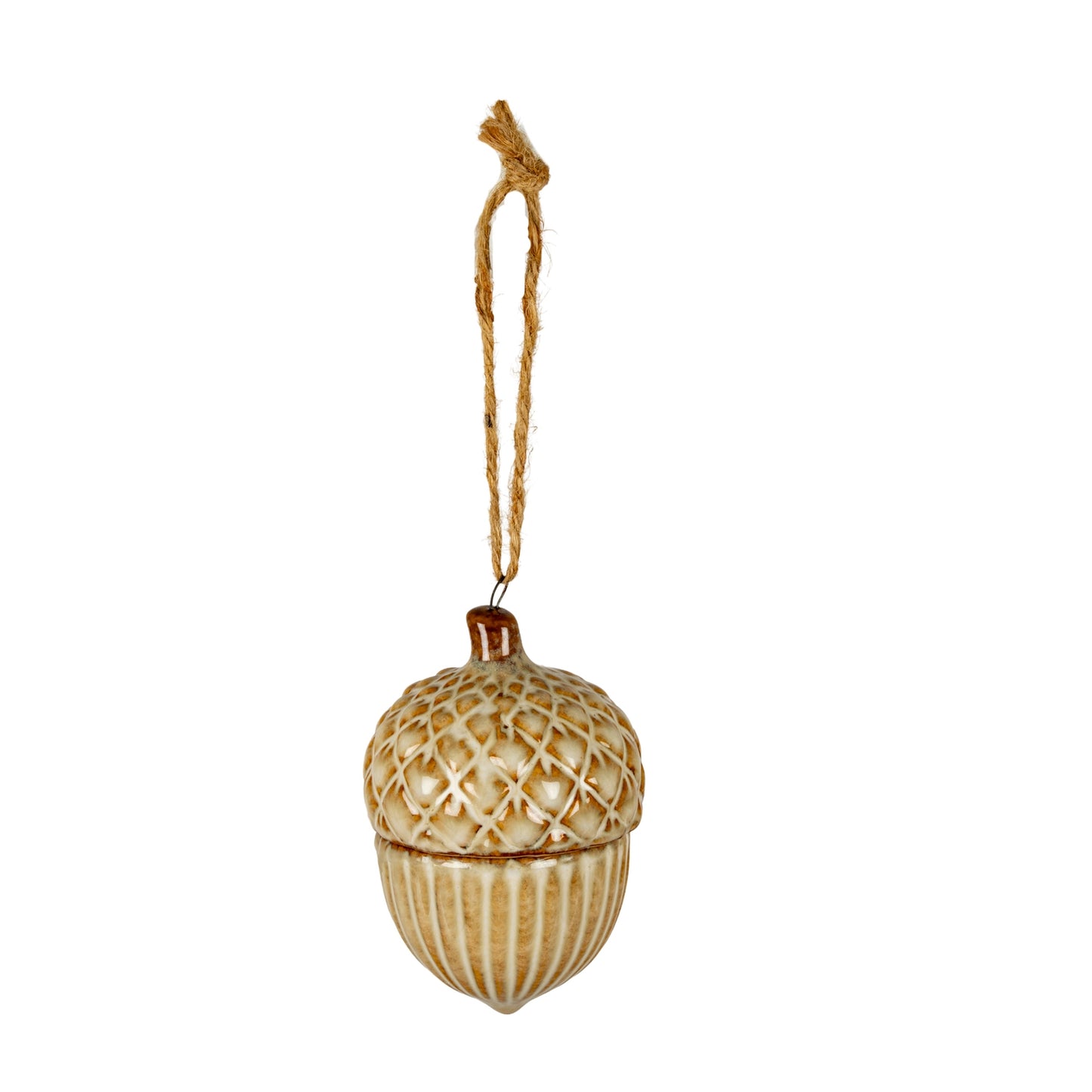 Hush Pinecone Ceramic Tree Ornament - 1.3000