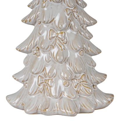 Alora Ceramic Medium Tree With Bows - 8.0000