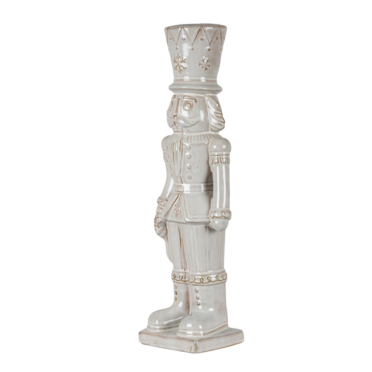 Alora Ceramic Nutcracker With Stocking - 11.1300