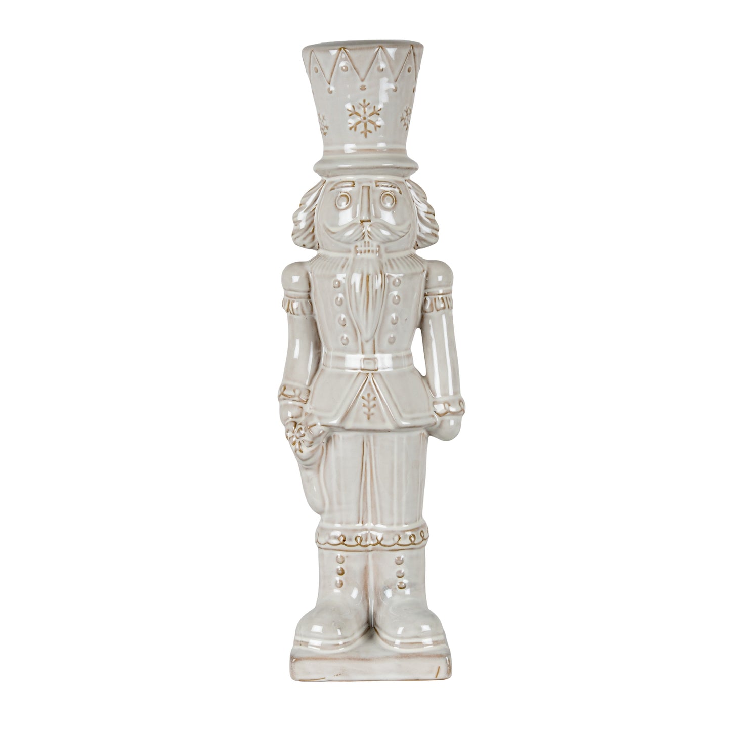 Alora Ceramic Nutcracker With Stocking - 11.1300