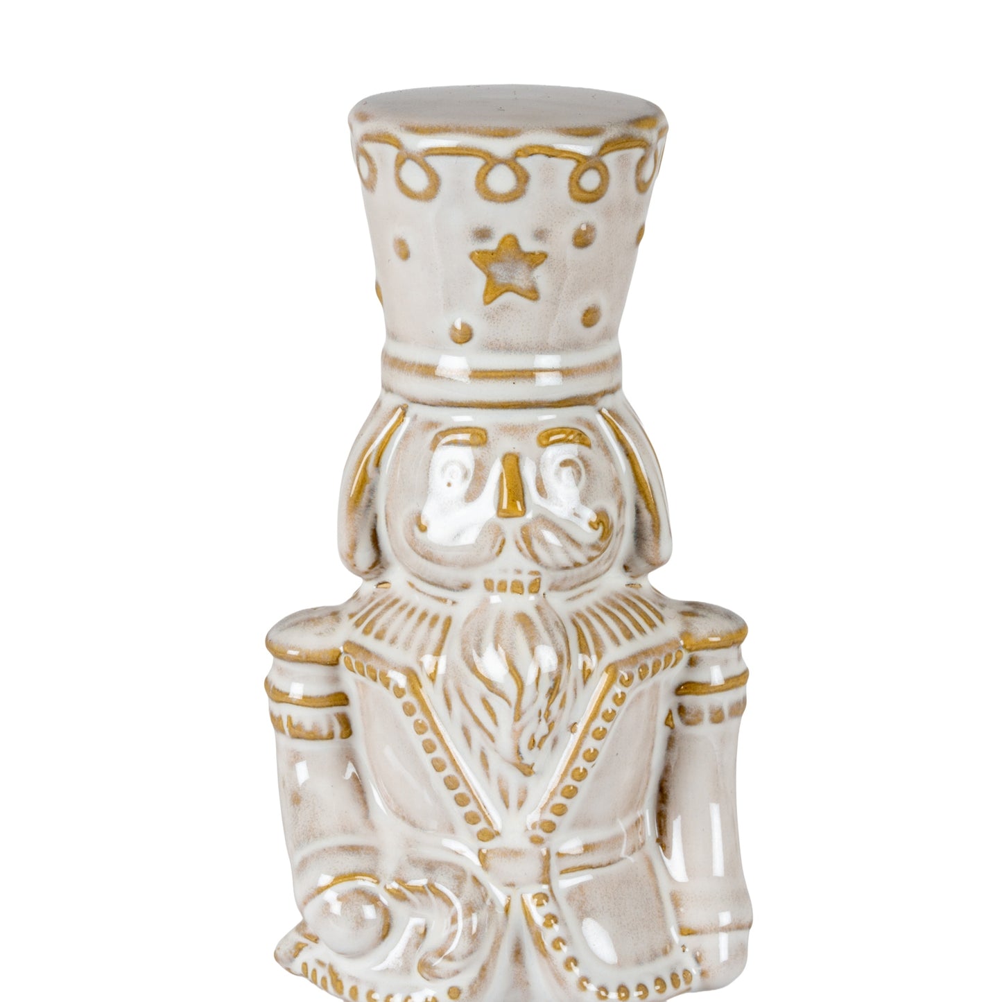 Alora Ceramic Nutcracker With Candy Cane - 2.6600
