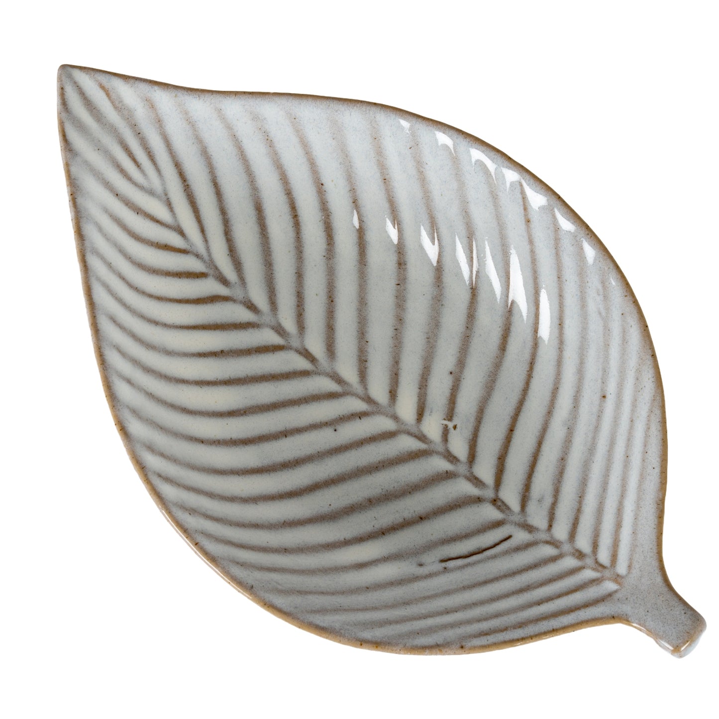 Alora Ceramic Elm Leaf Large Dish - 0.4700