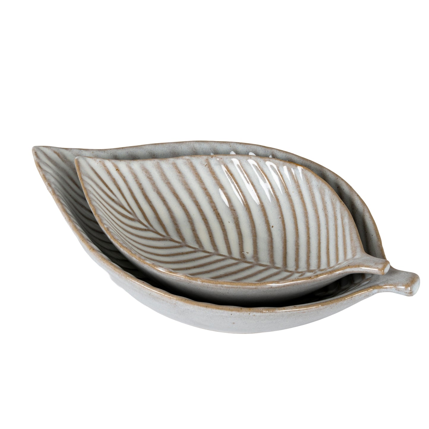 Alora Ceramic Elm Leaf Large Dish - 0.4700