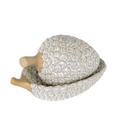 Alora Ceramic Pinecone Medium Dish - 0.2600