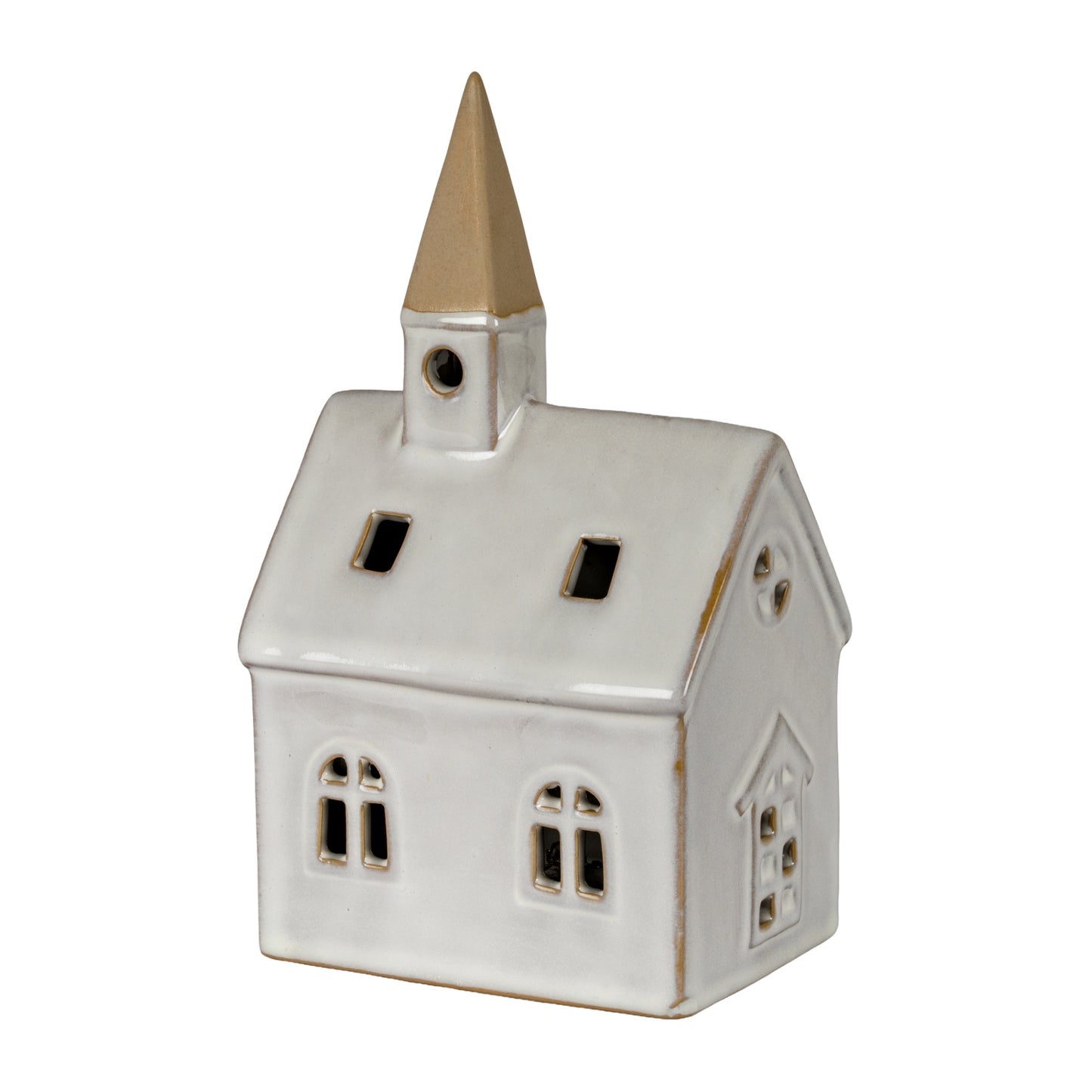 Alora Ceramic Church With LED Light - 0.4200