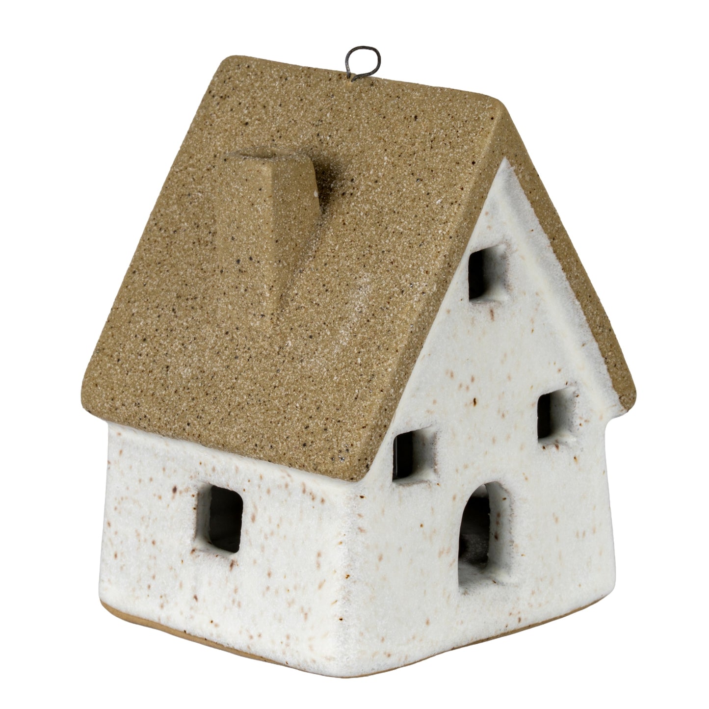 Alora Ceramic Large Town Cottage With LED Lights - 0.1400