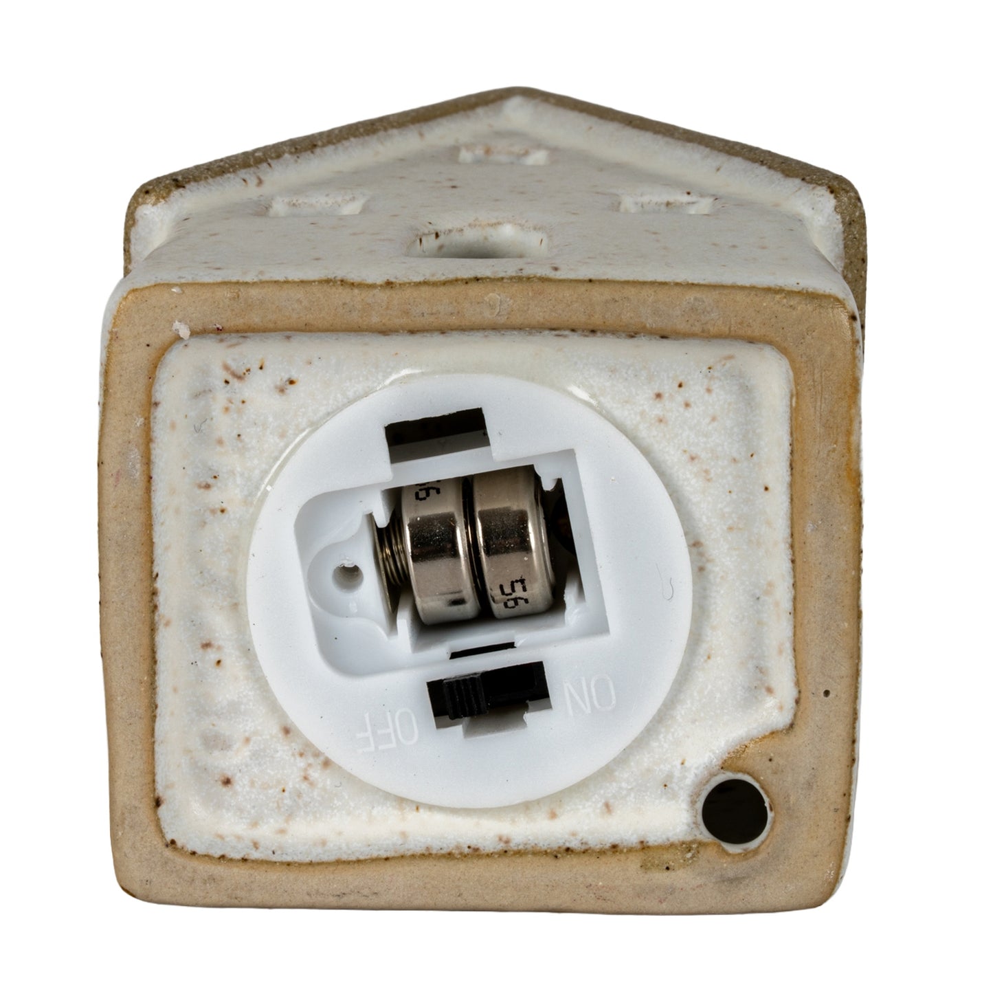 Alora Ceramic Large Town Cottage With LED Lights - 0.1400