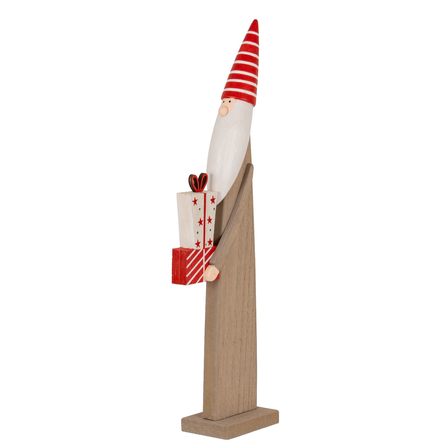 Wooden Festive Elf with Presents - 0.4700