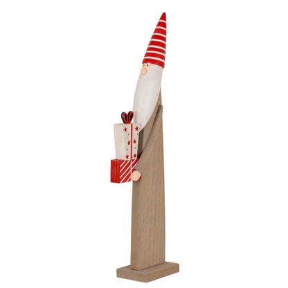 Wooden Festive Elf with Presents - 0.4700
