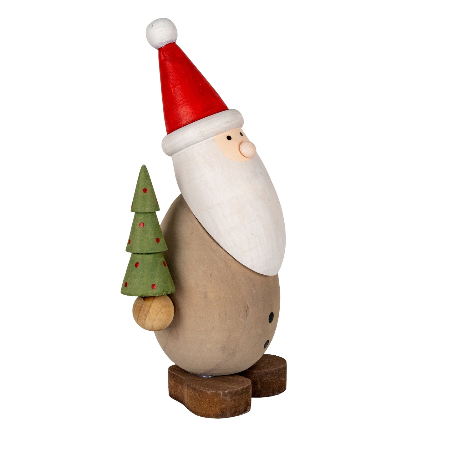 Wooden Santa with Tree - 0.1250
