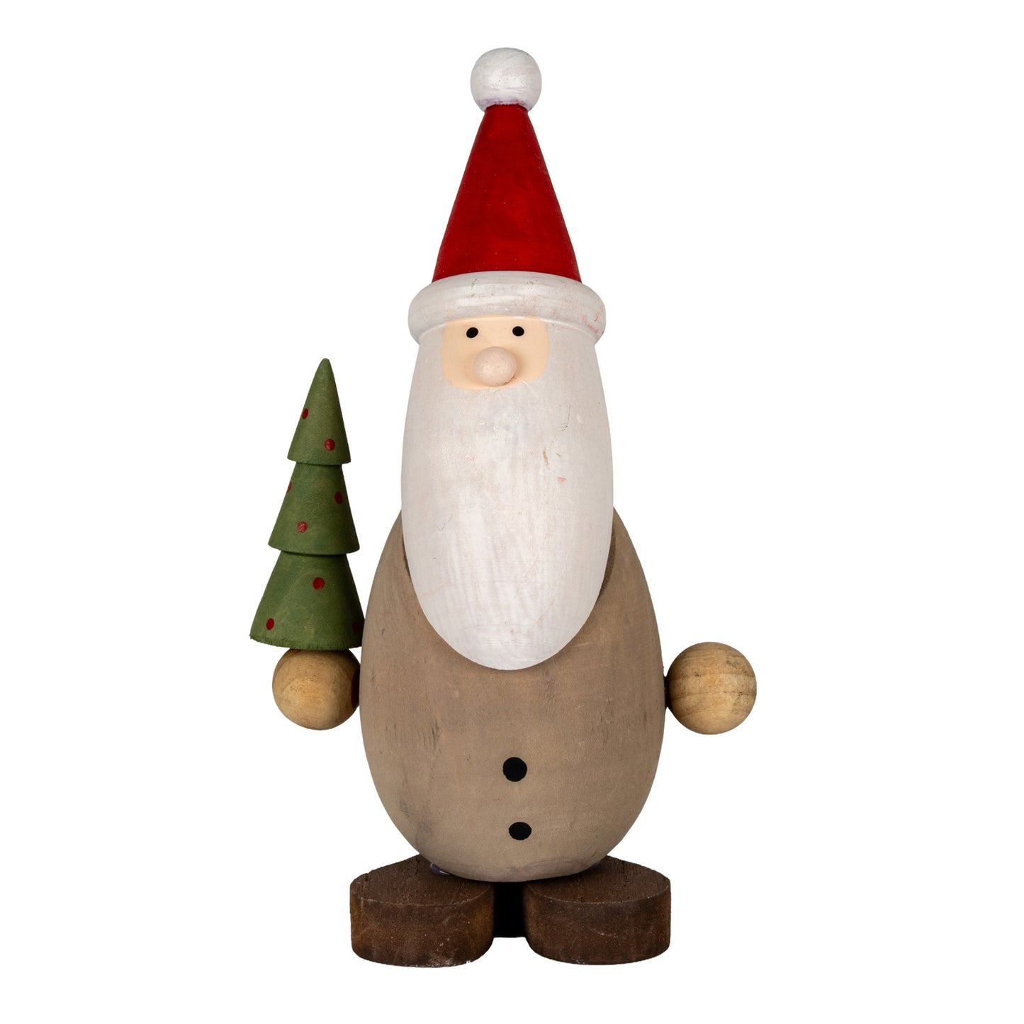 Wooden Santa with Tree - 0.1250