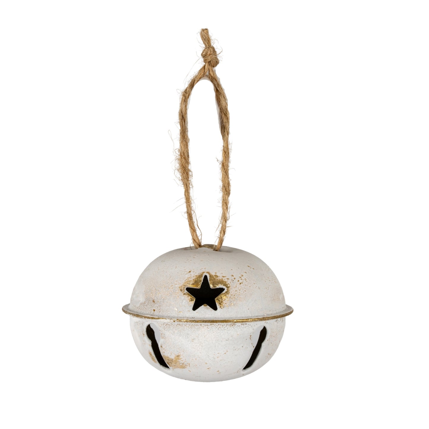 White Metal Nordic Bell Decoration - 0.0550