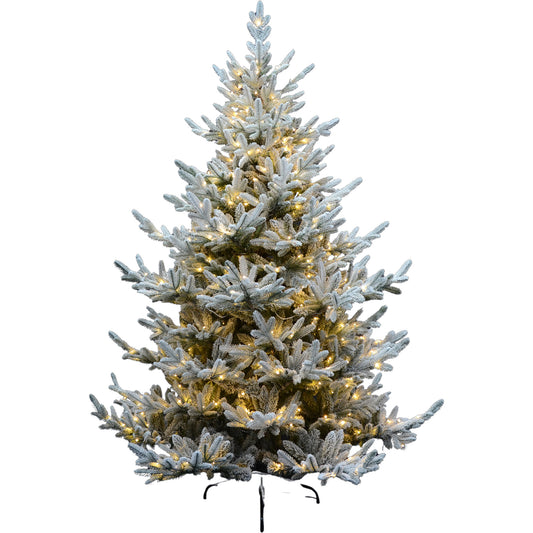 Snowy Spruce 7Ft Pre Lit 500 Led Christmas Tree - 21.5000