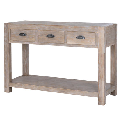 Haldon Collection 3 Drawer Console Table - 0.0000
