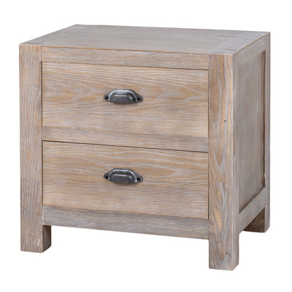 Haldon Collection 2 Drawer Bedside Table - 0.0000