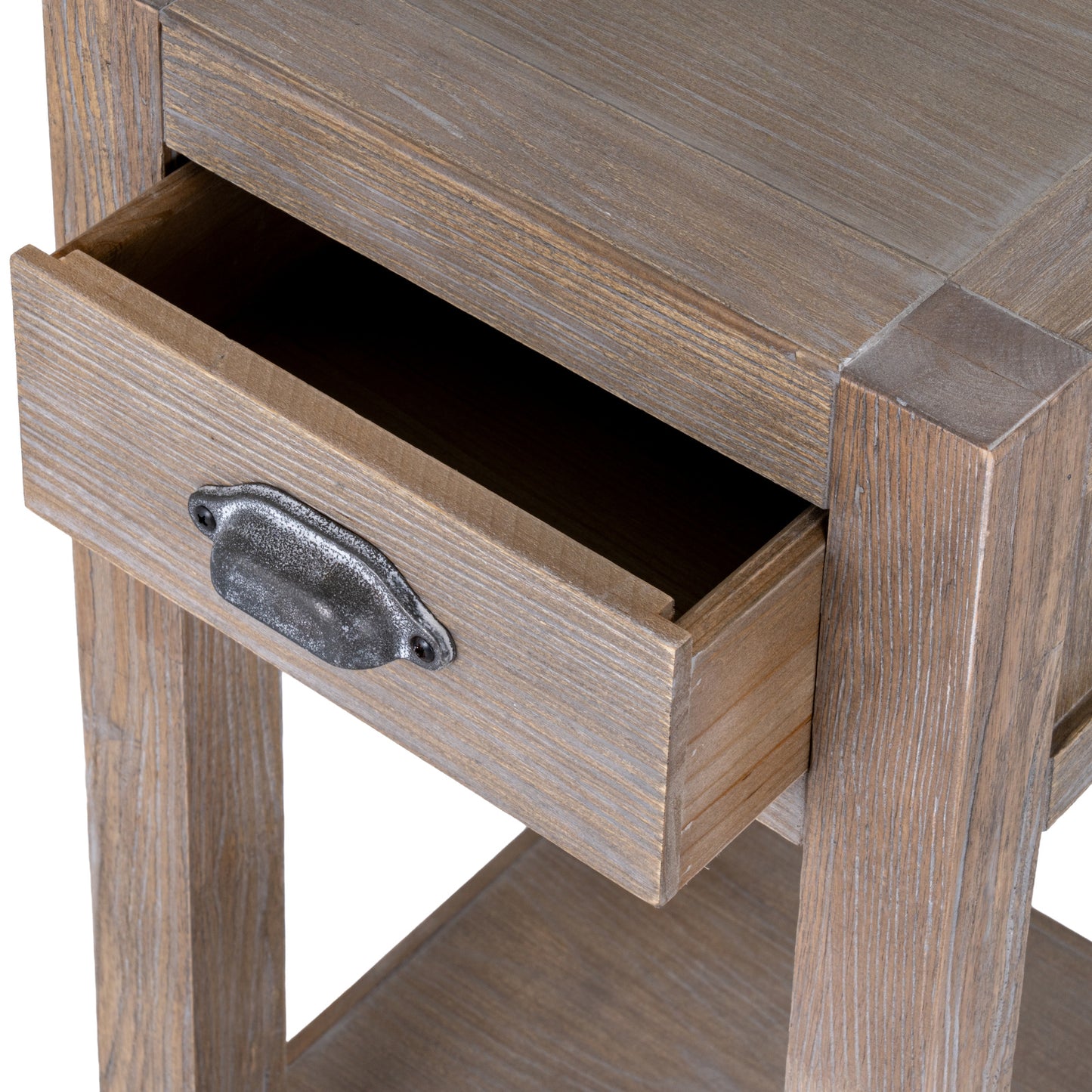 Haldon Collection Large 1 Drawer Lamp Table - 0.0000