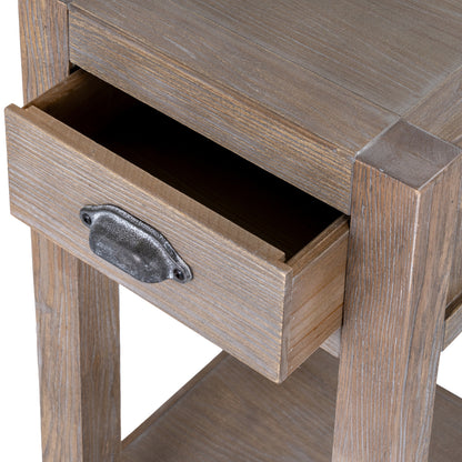 Haldon Collection Large 1 Drawer Lamp Table - 0.0000