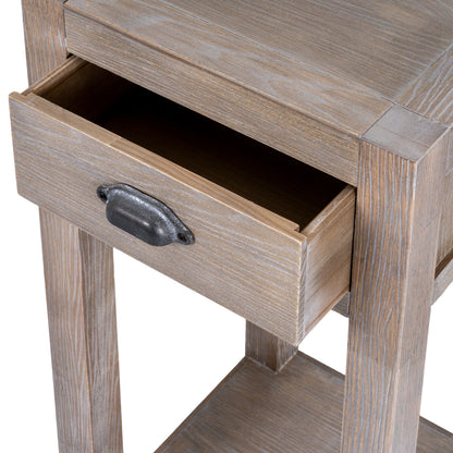 Haldon Collection Small 1 Drawer Lamp Table - 0.0000