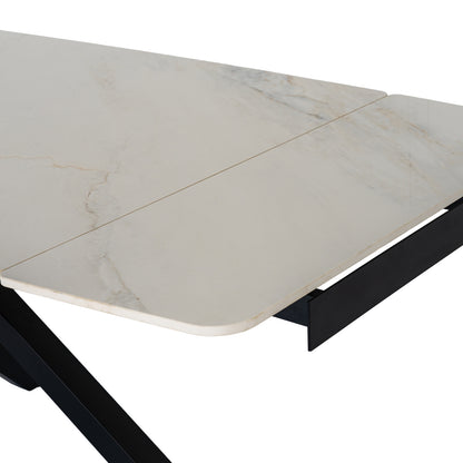 Romanby Stone Extending Dining Table