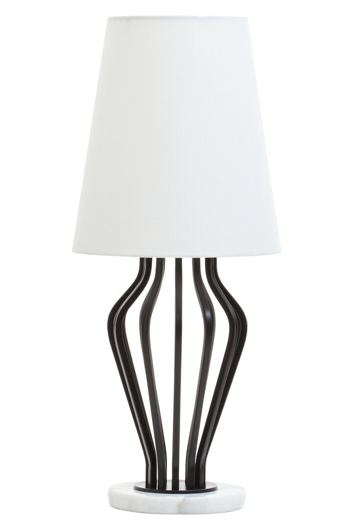 Yada Black And White Table Lamp