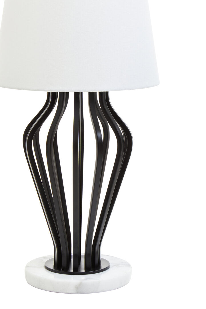 Yada Black And White Table Lamp