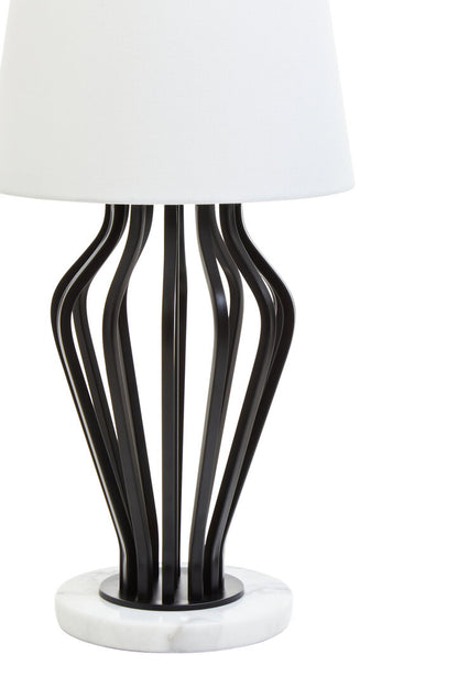 Yada Black And White Table Lamp