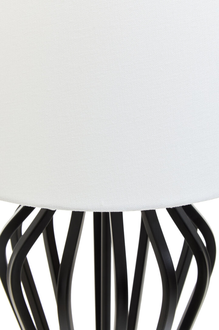 Yada Black And White Table Lamp