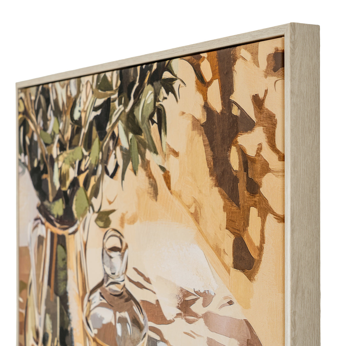Alfresco Evening Hand Painted Canvas in Frame