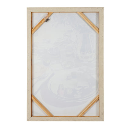 Alfresco Evening Hand Painted Canvas in Frame