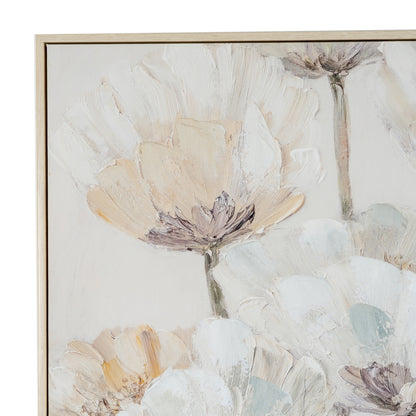 Poppy Meadow Handpainted Canvas in Frame