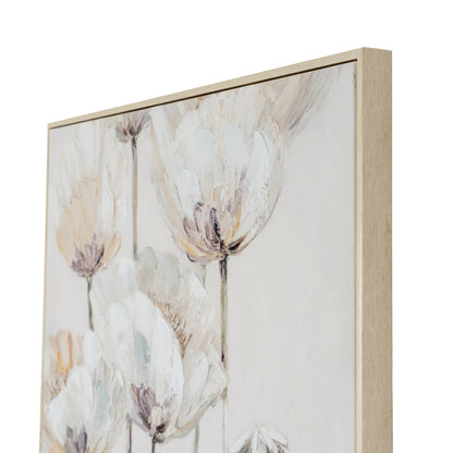 Poppy Meadow Handpainted Canvas in Frame