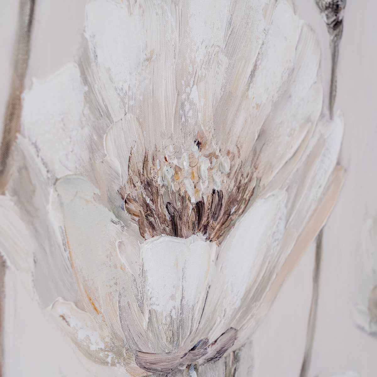 Poppy Meadow Handpainted Canvas in Frame