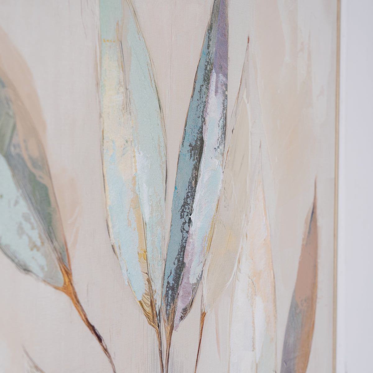 Willow Light Handpainted Canvas in Frame