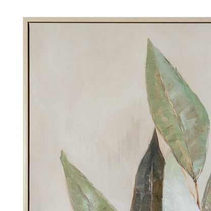 Willow Shade Handpainted Canvas in Frame