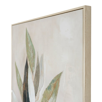 Willow Shade Handpainted Canvas in Frame