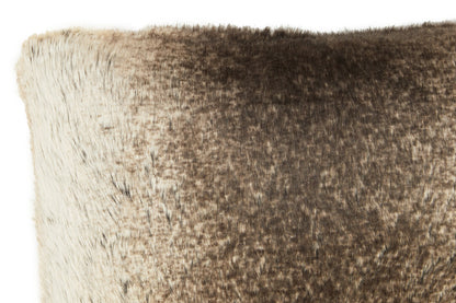 Folia Mocha Ombre Rectangular Fur Cushion