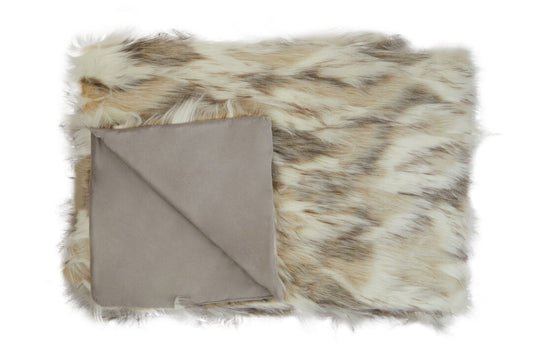 Folia Natural Fur Throw