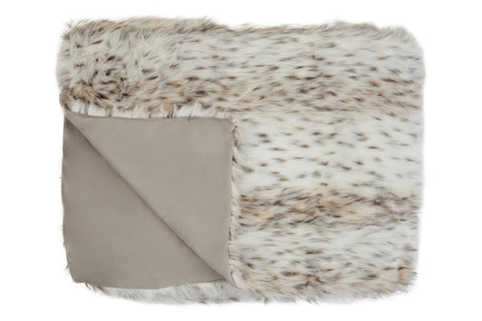 Folia Animal Print Fur Throw