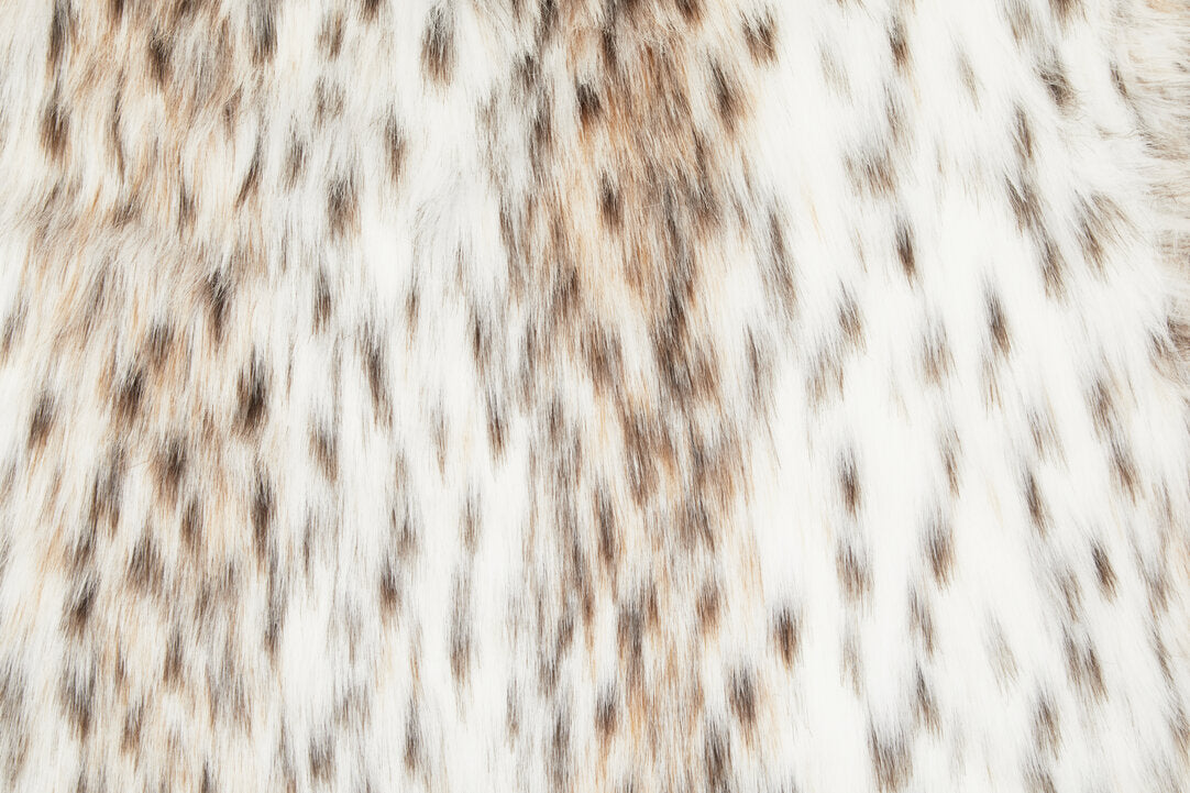 Folia Animal Print Square Fur Cushion