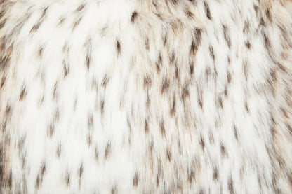 Folia Animal Print Rectangular Fur Cushion