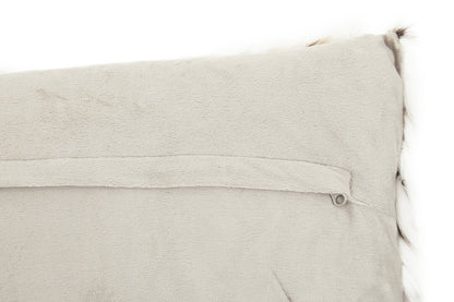 Folia Animal Print Rectangular Fur Cushion