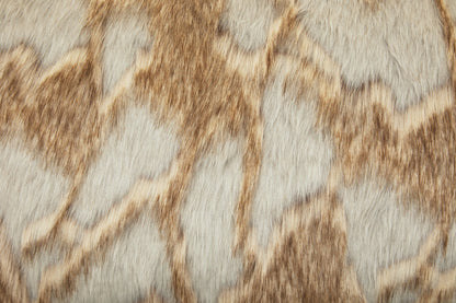 Folia Grey And Natural Fur Cushion