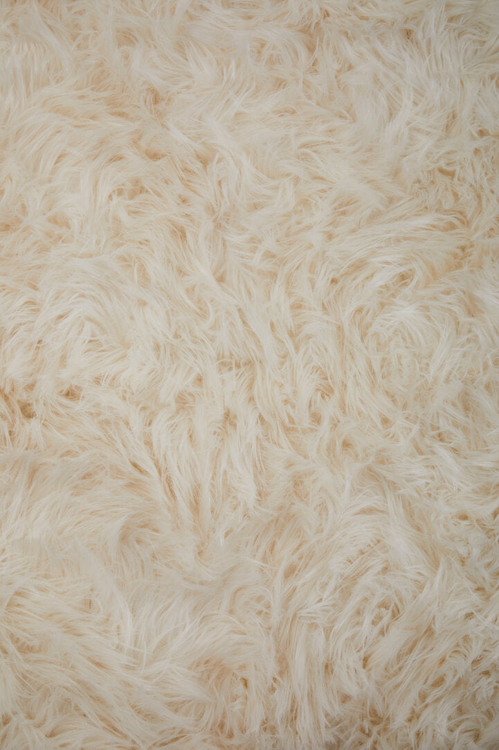 Folia Cream Fur Throw