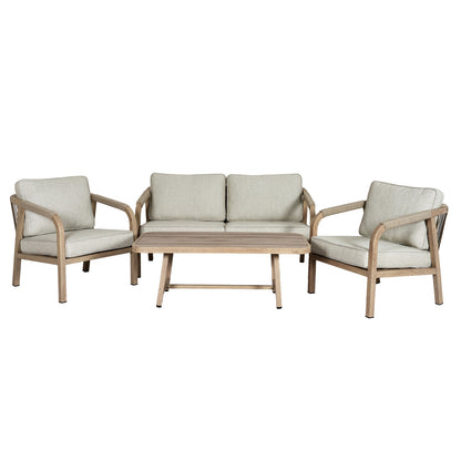 Harlow Collection Outdoor 4 Seater Lounge Set - 0.0000