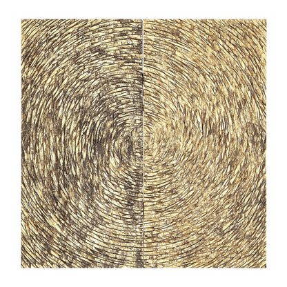 Milan Wood Carving Gold Finish Wall Art